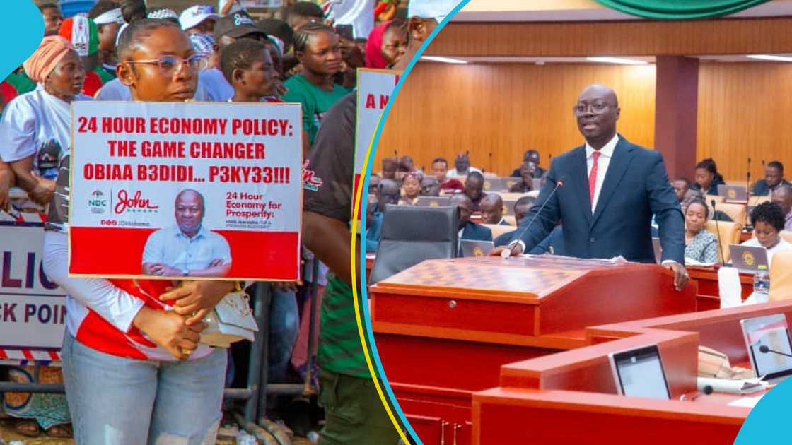 Finance Minister Cassiel Ato Forson said the government would be presenting the 24-Hour Economy policy to Parliament in due course Finance Minister Cassiel Ato Forson said the government would be presenting the 24-Hour Economy policy to Parliament in due course