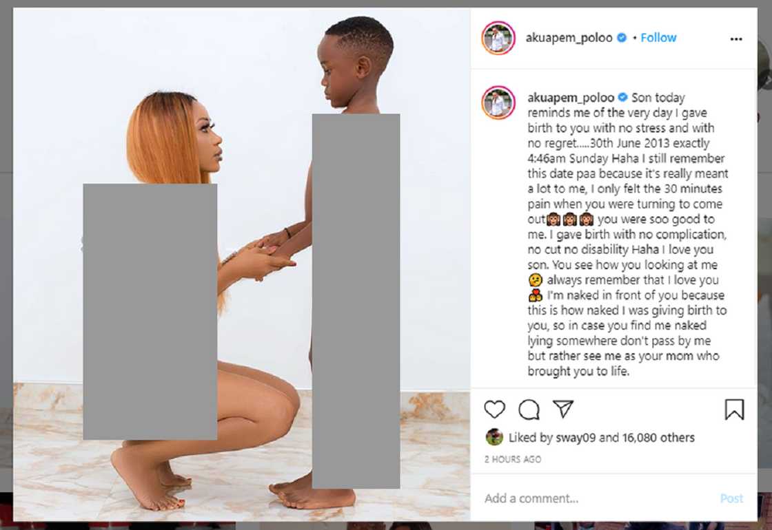 Akuapem Poloo: Rosemond Brown Jailed 90 days for nude Photos with son