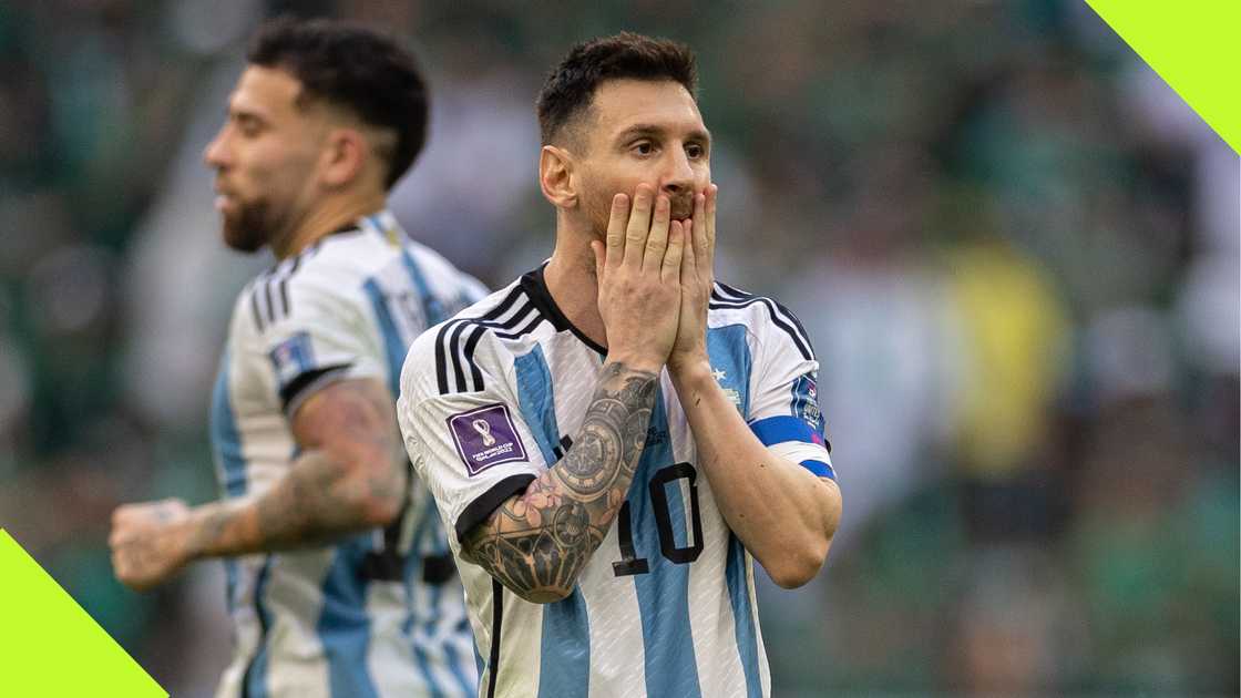 Lionel Messi reacts angry for Argentina Lionel Messi reacts angry for Argentina