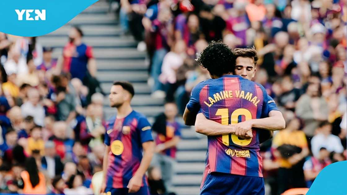 avi, lamine yamal, gavi pink hair, gavi world cup promise, barcelona fc, marc cucurella