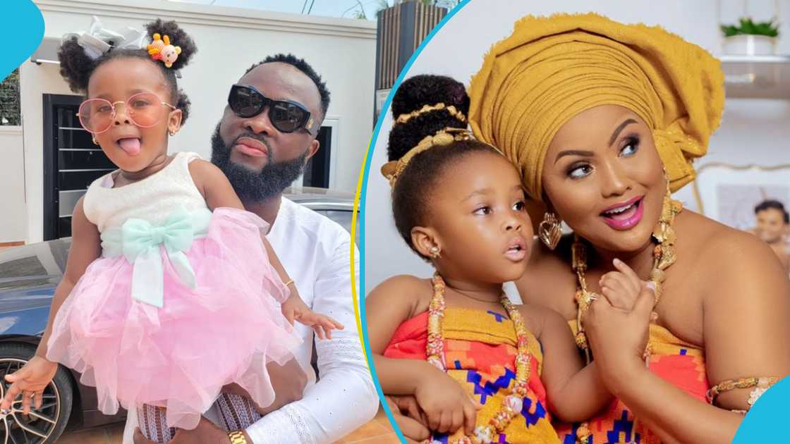 Nana Ama McBrown, Maxwell Mensah, Baby Maxine, McBrown's struggle with pregnancy Nana Ama McBrown, Maxwell Mensah, Baby Maxine, McBrown's struggle with pregnancy