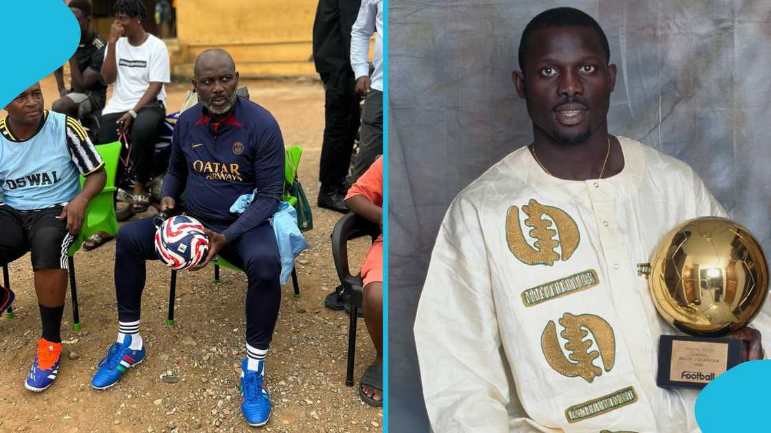 1995 Ballon d’Or, George Weah, Liberia president, La Bawaleshie, AC Milan, Chelsea, AS Monaco, PSG. 1995 Ballon d’Or, George Weah, Liberia president, La Bawaleshie, AC Milan, Chelsea, AS Monaco, PSG.