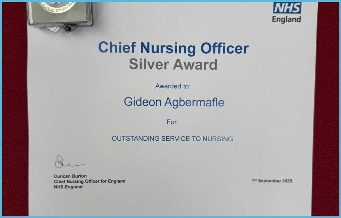 Nursing, Gideon Agbemafle, NHS, Receives National Award, CAHN Black Healthcare Awards, Ghana