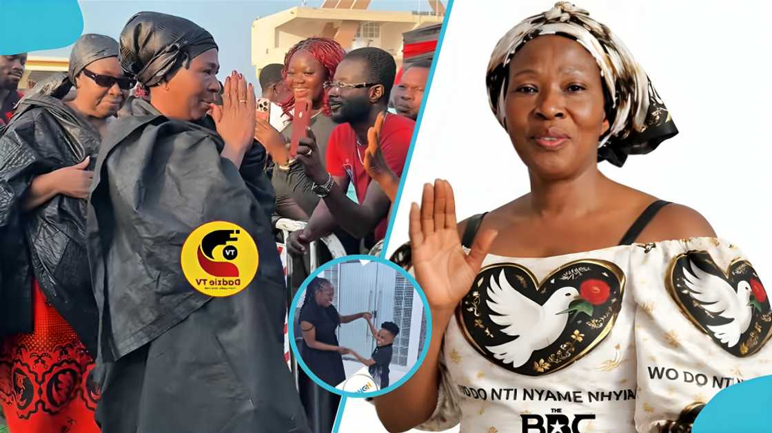 Akosua Serwaa, Don Little, Daddy Lumba, Ghanaian actor, widow happiness, Kumawood star, widow, wife Akosua Serwaa, Don Little, Daddy Lumba, Ghanaian actor, widow happiness, Kumawood star, widow, wife