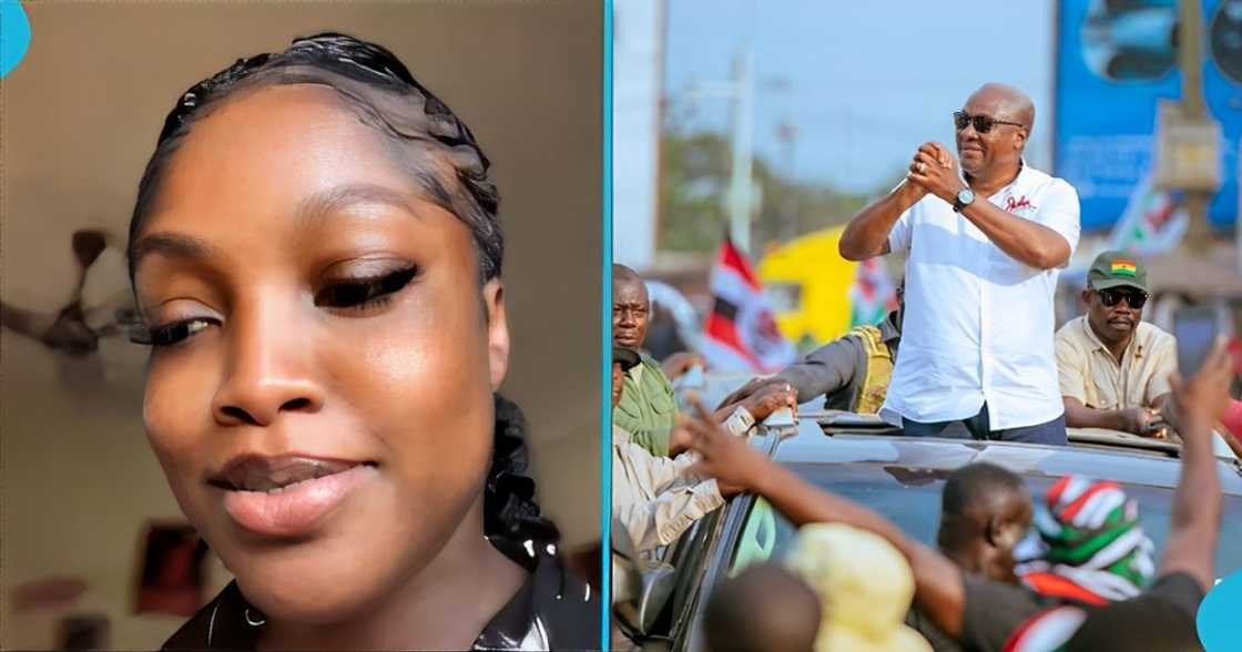 John Mahama, Ghanaian lady, 2024 Ghana election, NDC, Electoral Commission.