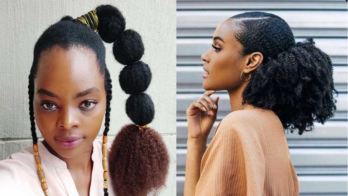 pony hairstyles in ghana