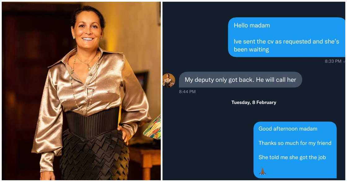 French Ambassador to Ghana helps Ghanaian lady land job French Ambassador to Ghana helps Ghanaian lady land job