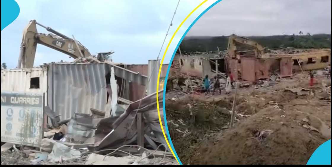 Pics of the Shama explosion Pics of the Shama explosion