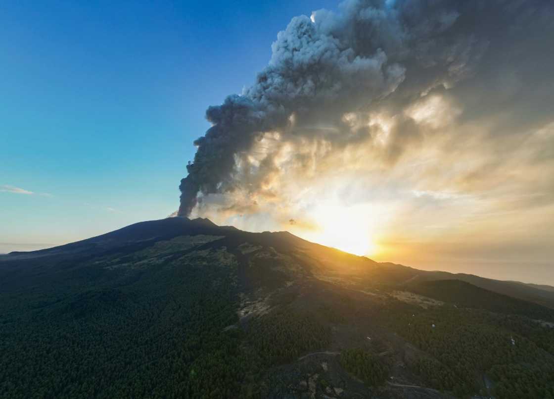 Italy's National Institute of Geophysics and Volcanology reported a 'lava fountain' gushing from the volcano Sunday morning Italy's National Institute of Geophysics and Volcanology reported a 'lava fountain' gushing from the volcano Sunday morning