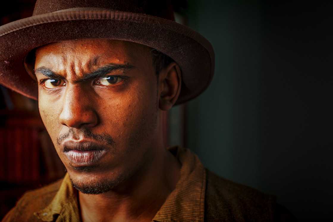 A furious man A furious man