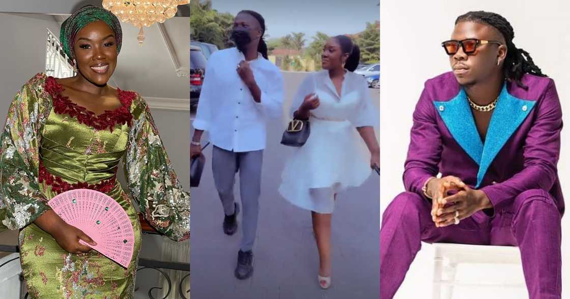 Stonebwoy and his wife Louisa Stonebwoy and his wife Louisa