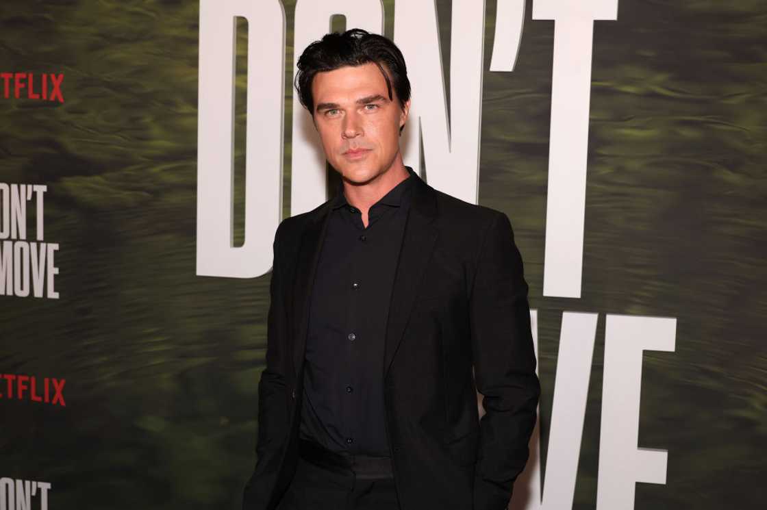 Finn Wittrock attends the "Don't Move" Los Angeles premiere Finn Wittrock attends the "Don't Move" Los Angeles premiere
