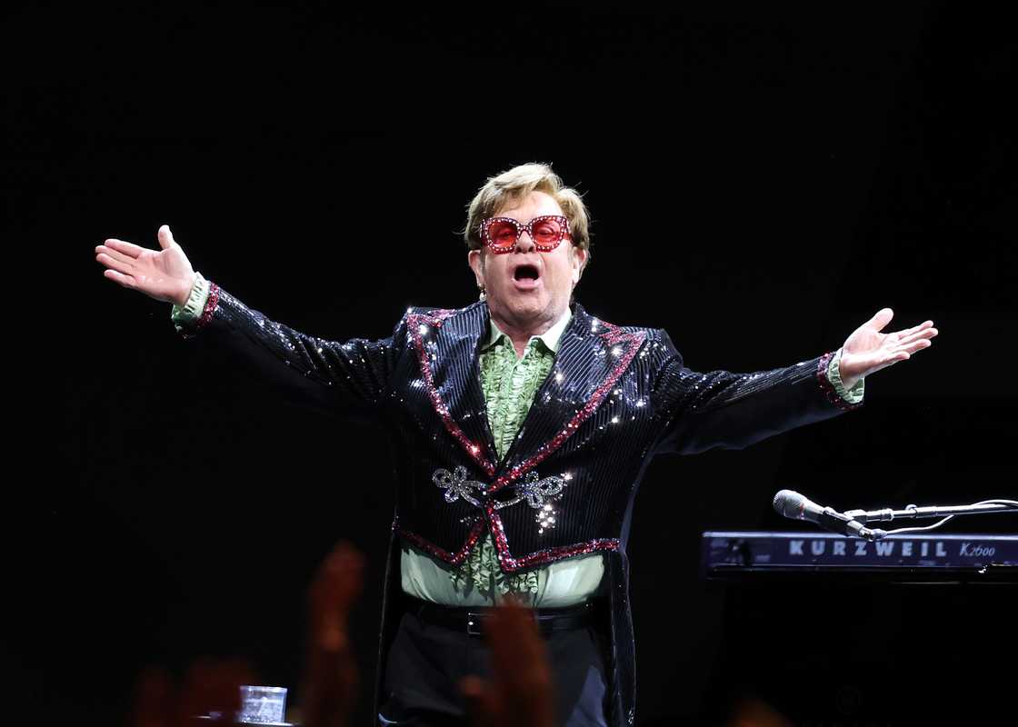 Sir Elton John Performs live on stage during his Farewell Yellow Brick Road Tour Sir Elton John Performs live on stage during his Farewell Yellow Brick Road Tour