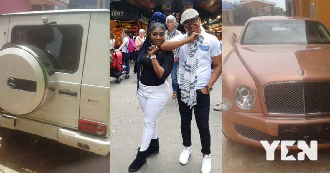 Obinim gifts 14 luxurious cars to wife, workers and church members (video) Obinim gifts 14 luxurious cars to wife, workers and church members (video)