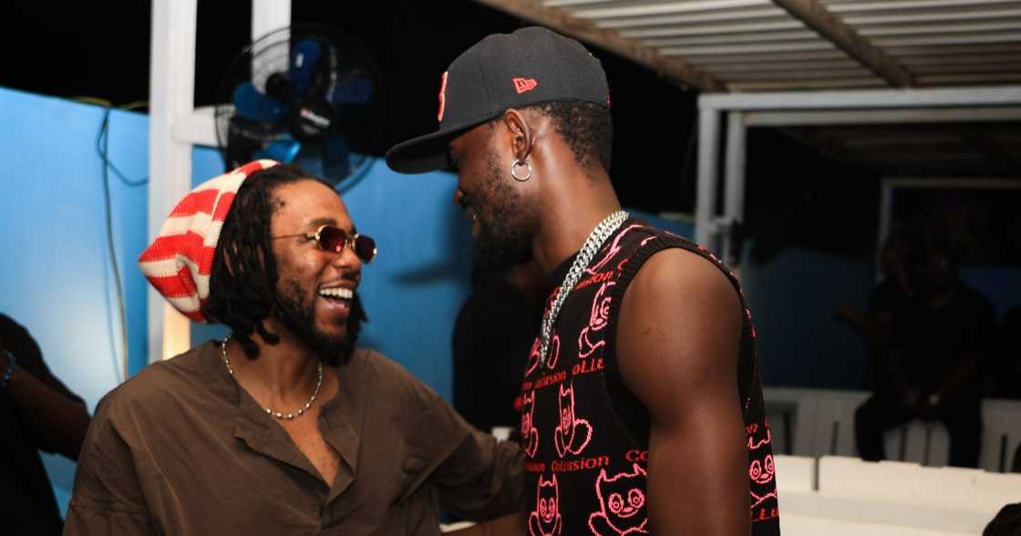 Kendrick Lamar and Black Sherif Kendrick Lamar and Black Sherif