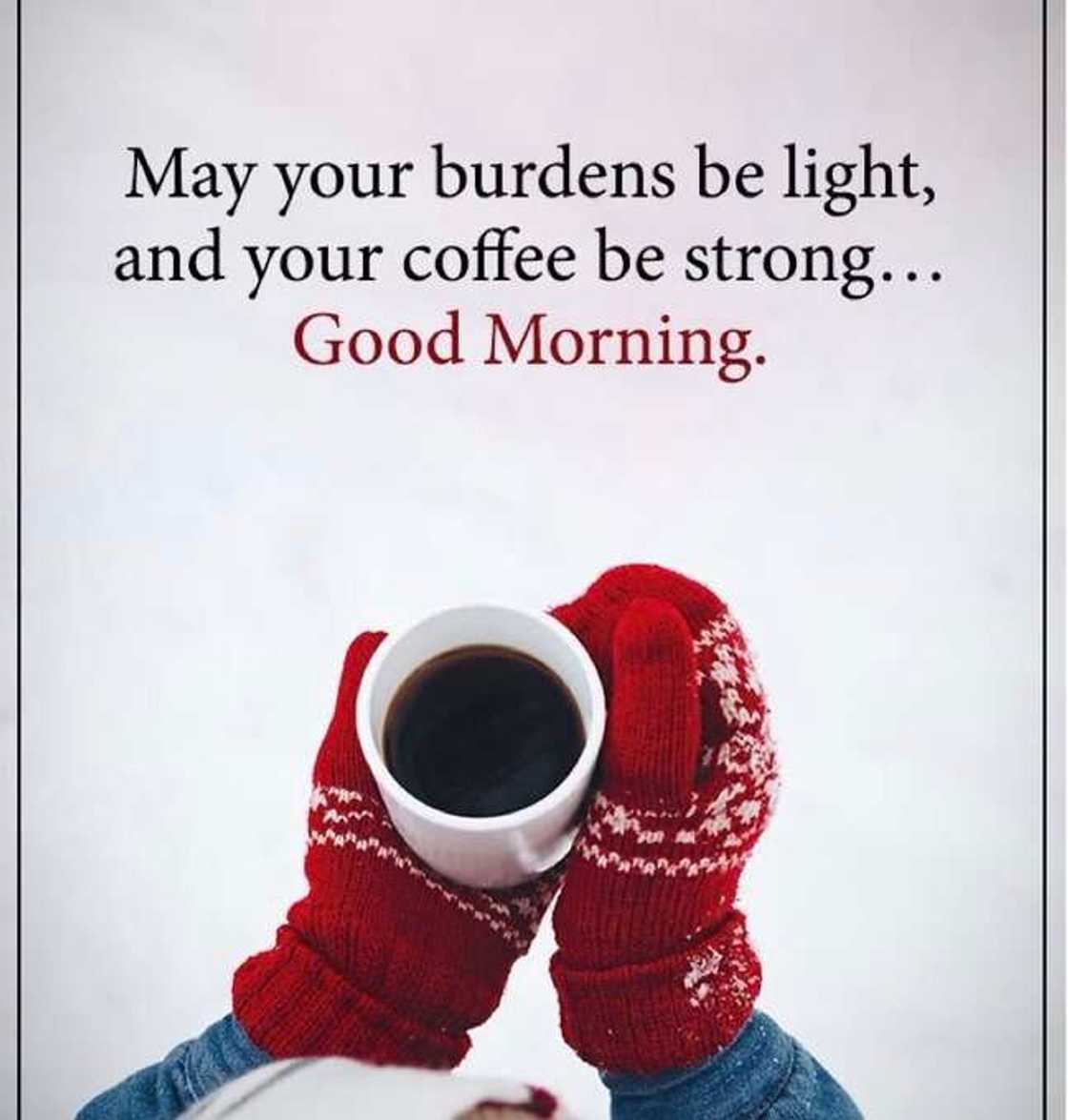 Good morning coffee cup Good morning coffee cup