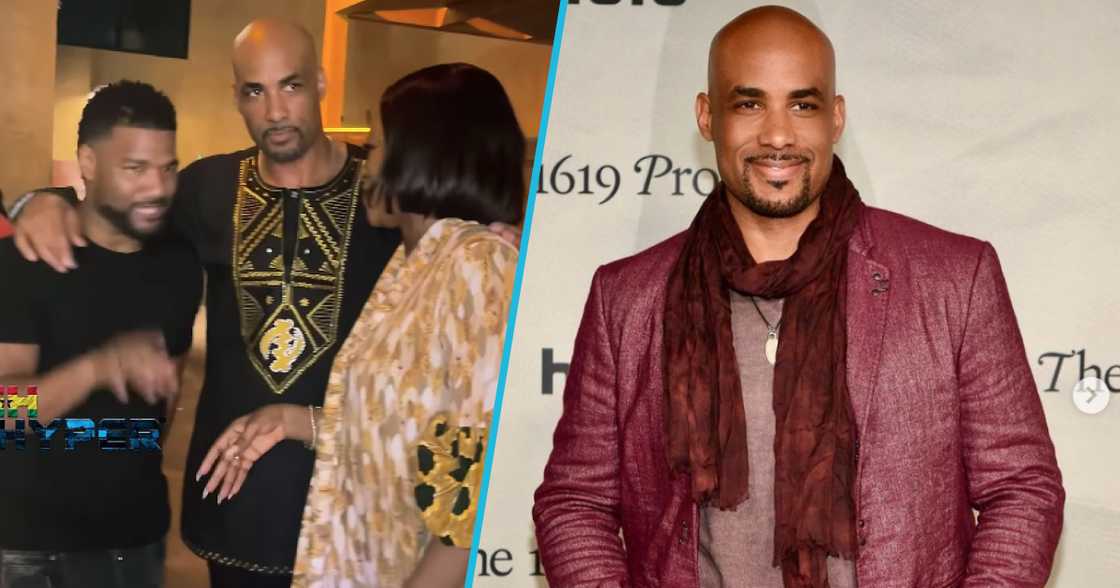 Photos of Boris Kodjoe, Dr Nadia Adongo Fynn and her husband. Photos of Boris Kodjoe, Dr Nadia Adongo Fynn and her husband.
