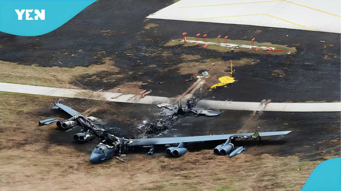 B-52 Stratofortress crash, Edwards Air Force Base incident, aviation accident in California, military flight operations suspended, eight deaths in crash, aircraft crash, Oliver Tree, helicopter crash
