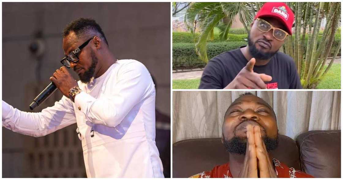 Funny Face advising people to stay strong through challenges Funny Face advising people to stay strong through challenges