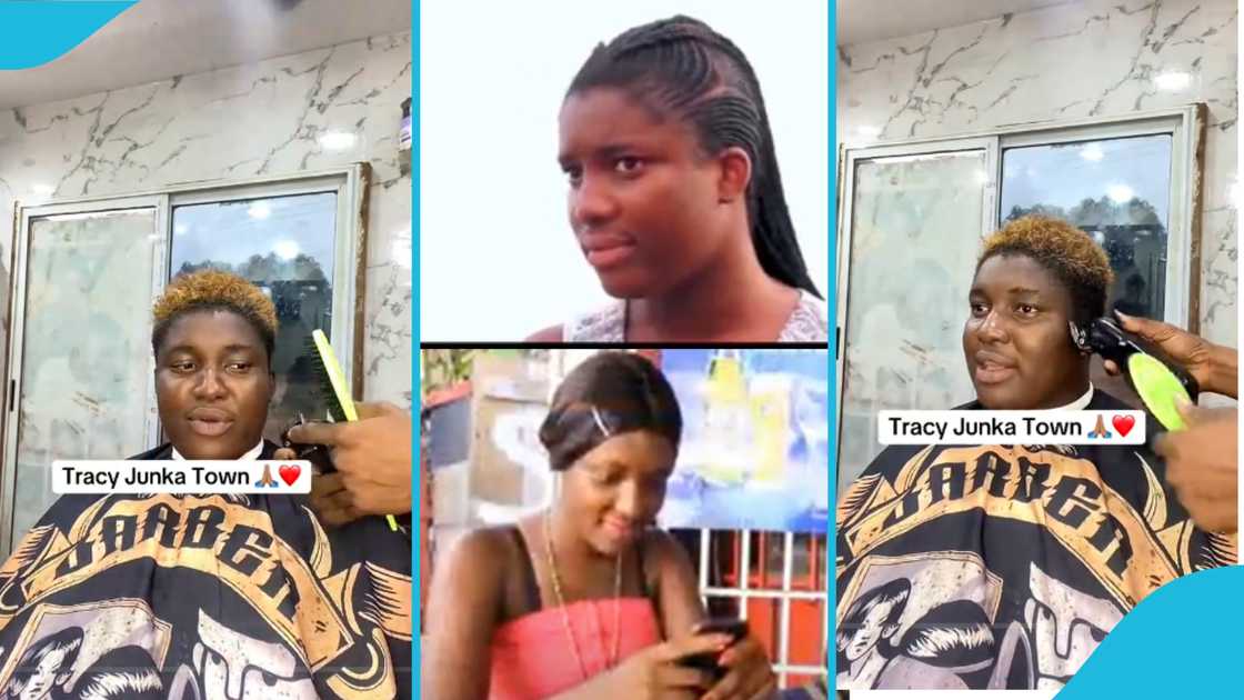Tracy, Junka Town, social media, Ghanaians, online, video, reactions, Tahidu, Too Much, Ghanaian rapper Asem, transformation Tracy, Junka Town, social media, Ghanaians, online, video, reactions, Tahidu, Too Much, Ghanaian rapper Asem, transformation