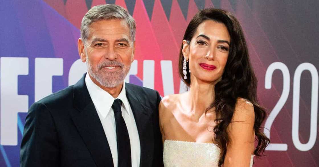 Actor George Clooney and his wife Amal. Actor George Clooney and his wife Amal.