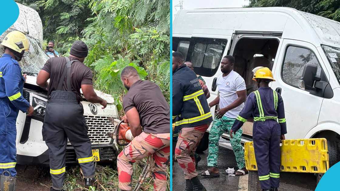 3 Dead, 15 Injured After Truck and Van Collide on Kumasi-Accra Highway 3 Dead, 15 Injured After Truck and Van Collide on Kumasi-Accra Highway