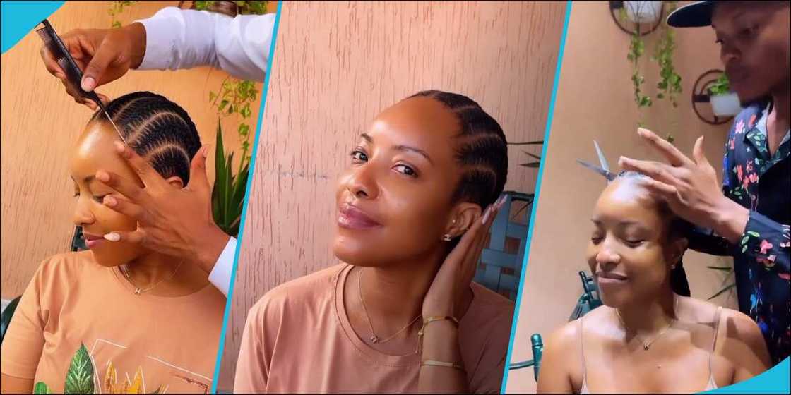 Joselyn Dumas does stitch braids Joselyn Dumas does stitch braids