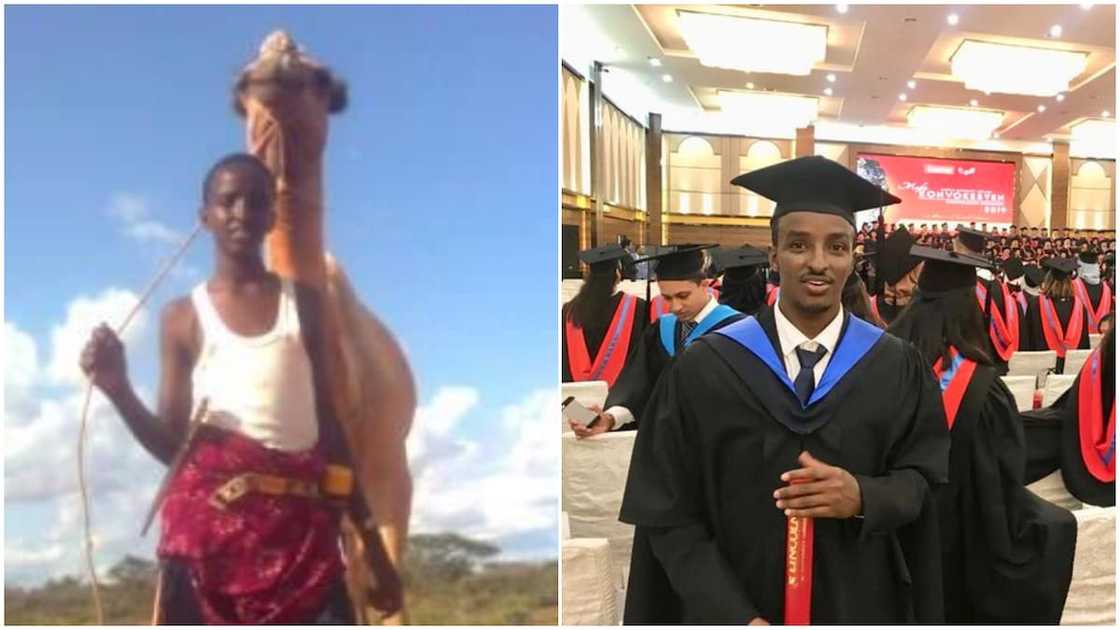 Boy who used to lead camel around makes it, graduates from university Boy who used to lead camel around makes it, graduates from university
