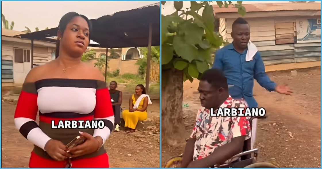 Photo of a Ghanaian actress on a movie set Photo of a Ghanaian actress on a movie set