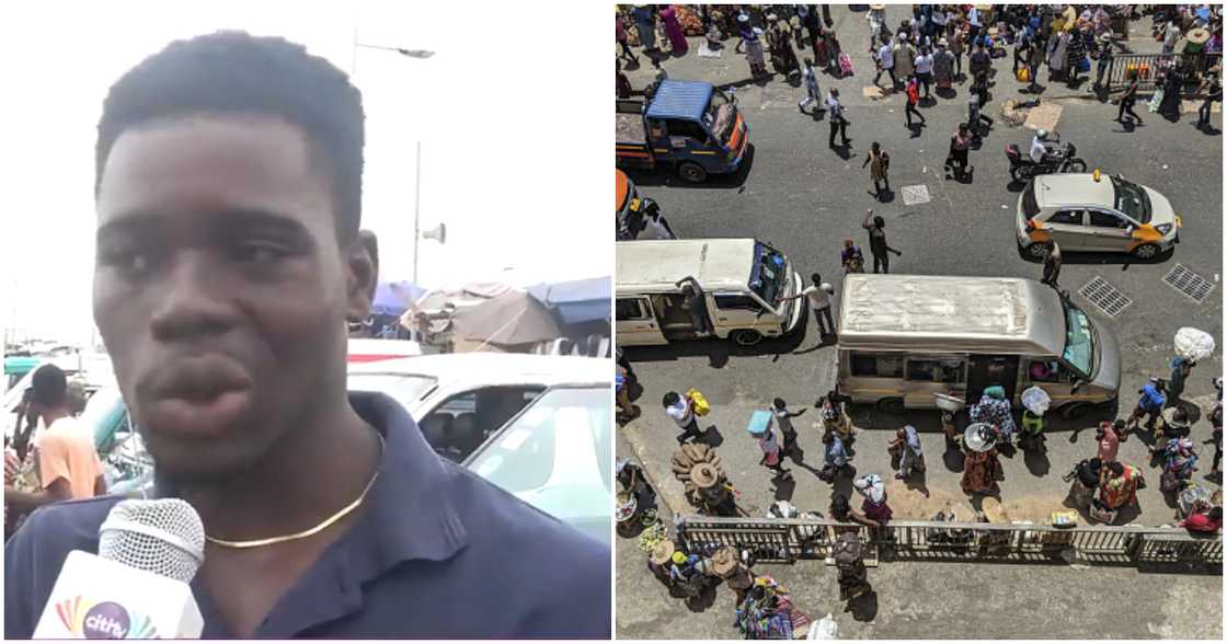 Young Ghanaian expressing frustration Young Ghanaian expressing frustration