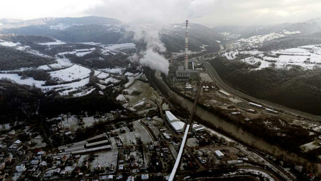 Bosnia's coal-fired Kakanj power plant