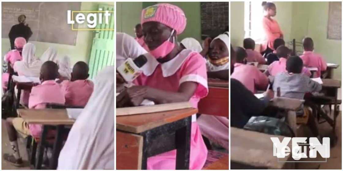 50-year-old woman enrolls in secondary school, says all subjects are easy for her except mathematics