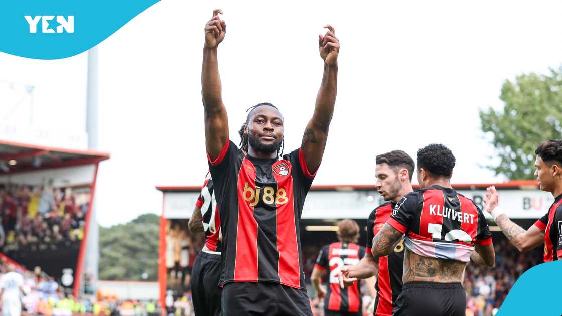 Jaidon Anthony. Antoine Semenyo , Bournemouth, Premier League Jaidon Anthony. Antoine Semenyo , Bournemouth, Premier League