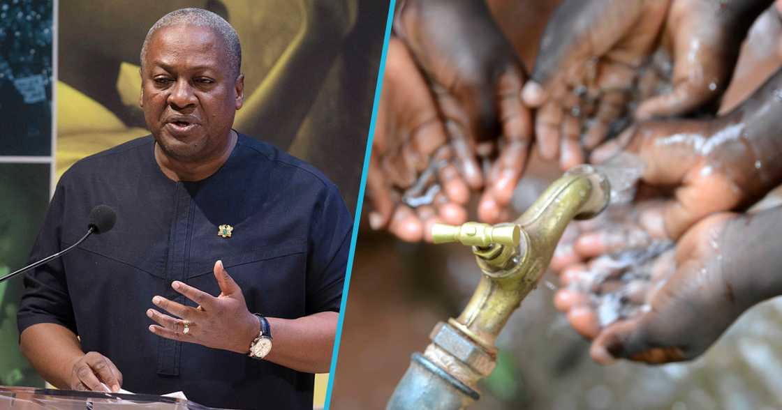 Mahama Promises To Prioritise Solving Water Accessibility Challenges In Accra Mahama Promises To Prioritise Solving Water Accessibility Challenges In Accra