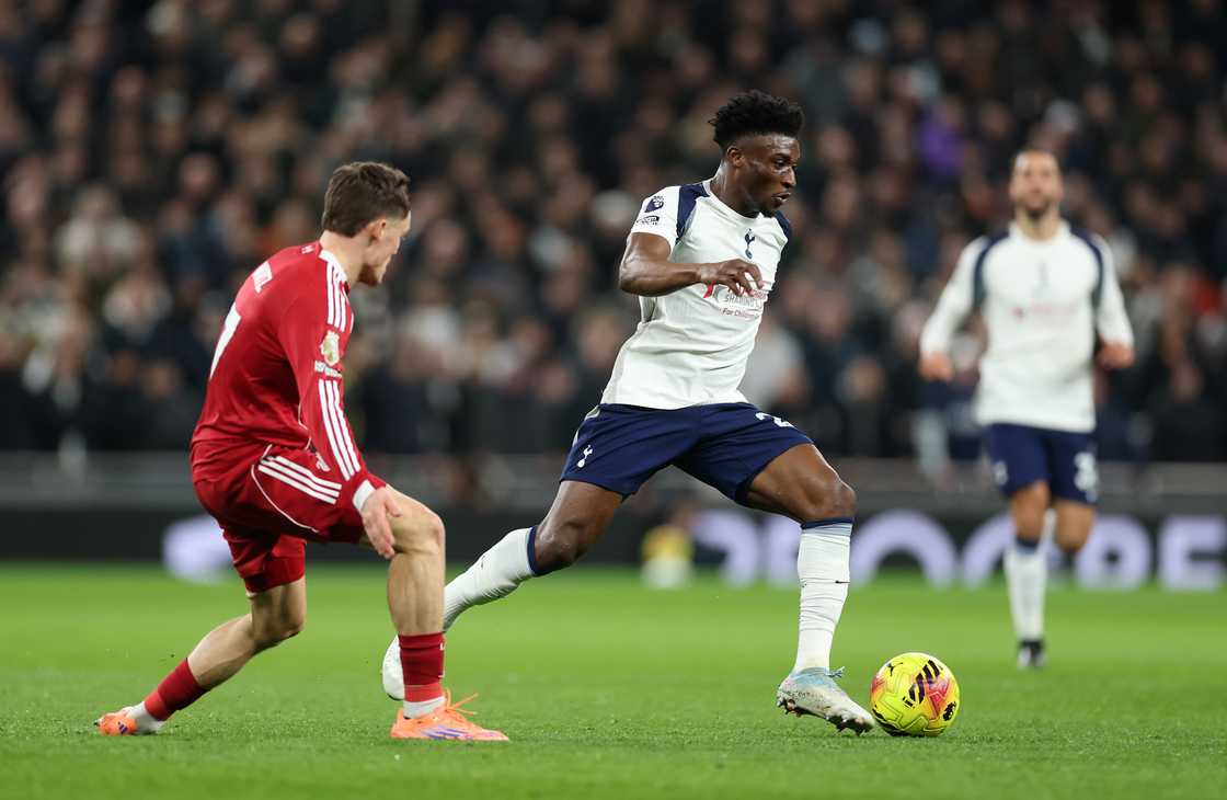 Kudus vs Liverpool, Ghana midfielder Kudus, Black Stars World Cup, Tottenham performance analysis, Spurs defeat highlights, Premier League results, Mohammed Kudus stats