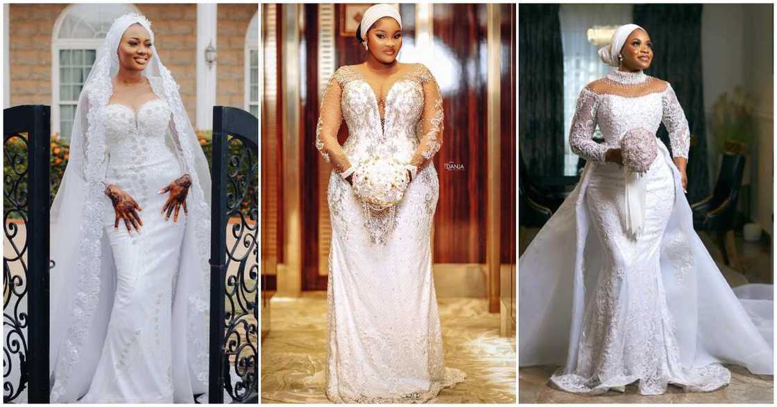 Ghana Wedding Dresses: 8 Exquisite White Wedding Gowns With Unique Details For Northern Brides In 2023 Ghana Wedding Dresses: 8 Exquisite White Wedding Gowns With Unique Details For Northern Brides In 2023