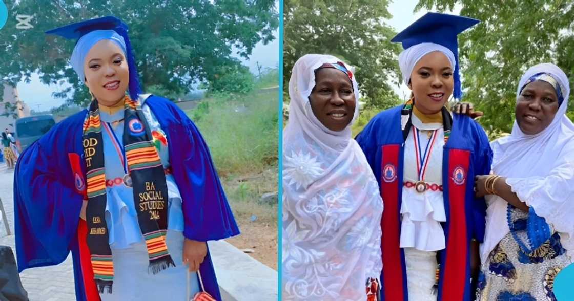 Visually impaired, Ghanaian lady, defies odds, bags first degree, UEW