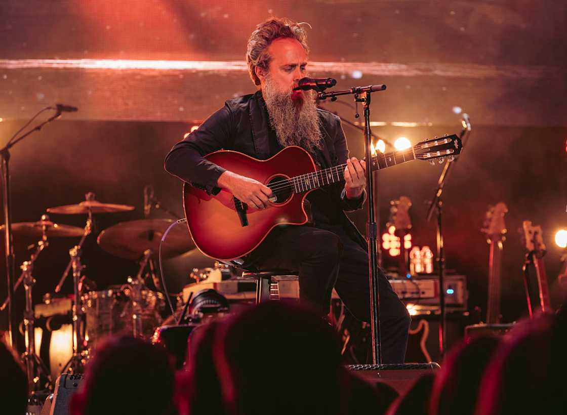 Sam Bean of Iron & Wine band Sam Bean of Iron & Wine band