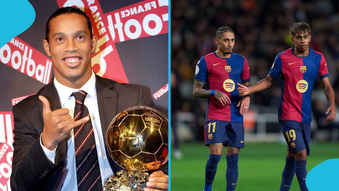 Ronaldinho has tipped Barcelona youngster Lamine Yamal to win the Ballon d'Or in future.