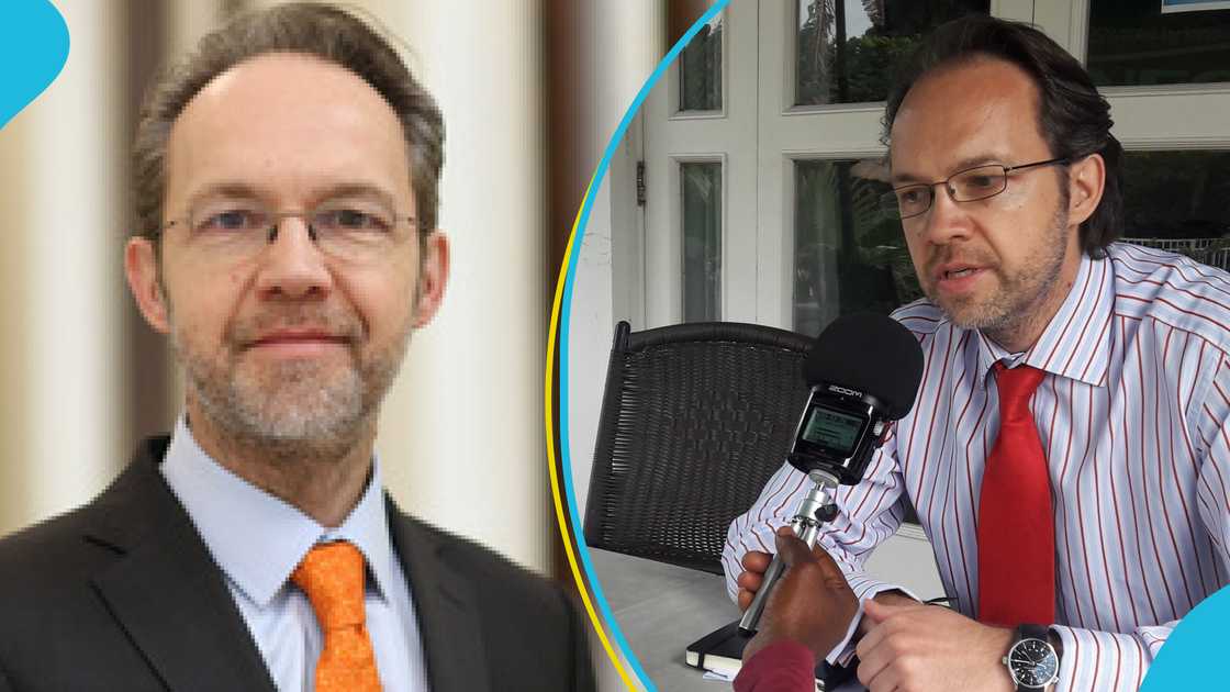 Christian Rogg, British High Commissioner to Ghana, Harriet Thompson Christian Rogg, British High Commissioner to Ghana, Harriet Thompson