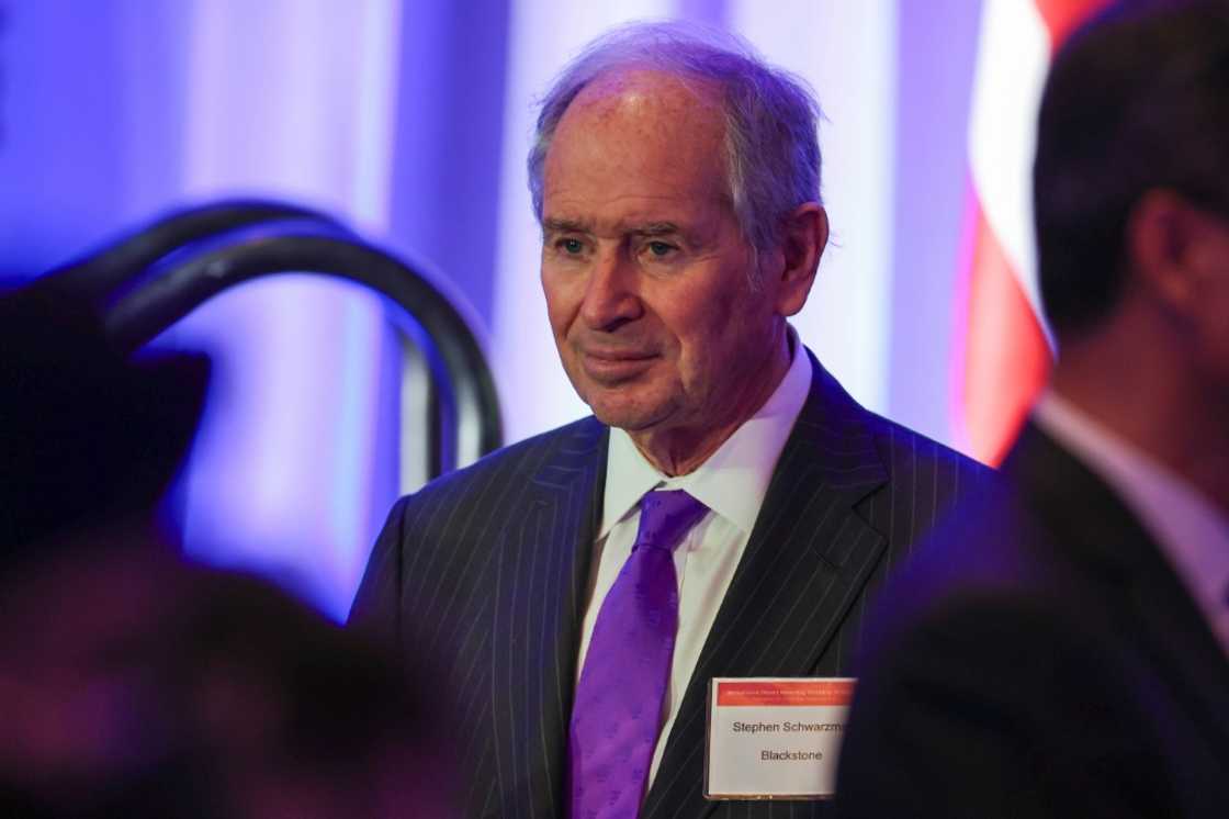 Blackstone boss Steve Schwarzman is also in Donald Trump's camp