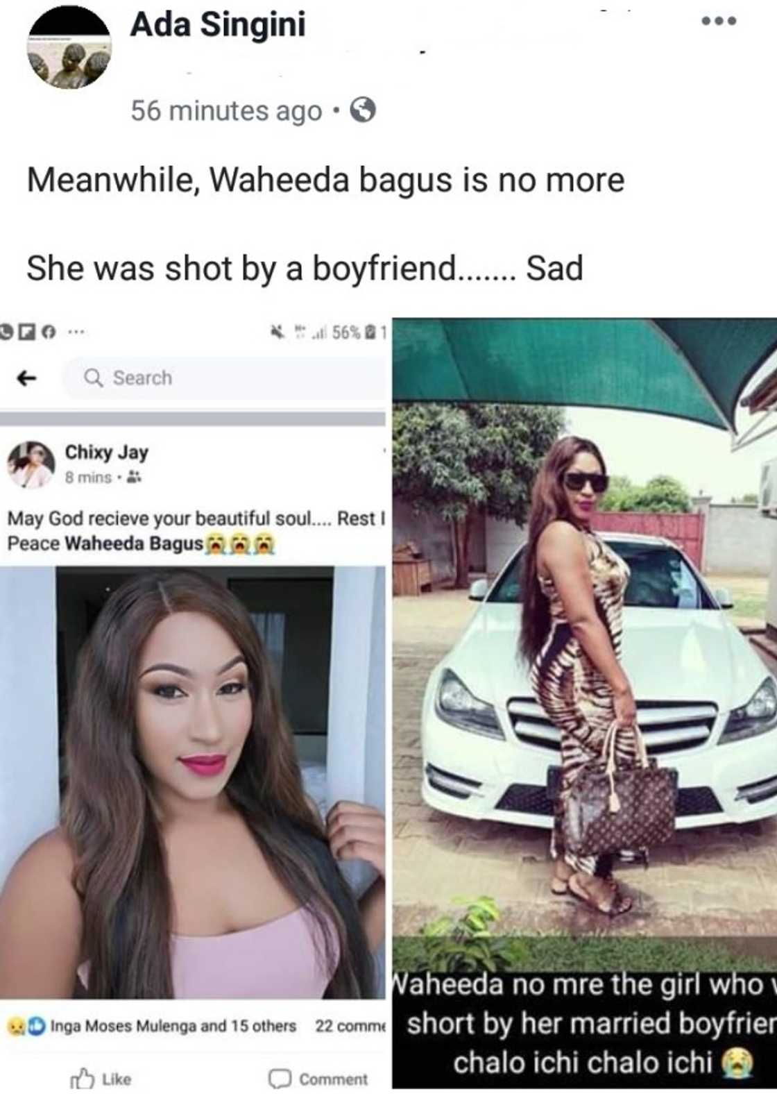 Beautiful 25-year-old lady dies 1 month after her hubby shot her on suspicion of cheating Beautiful 25-year-old lady dies 1 month after her hubby shot her on suspicion of cheating