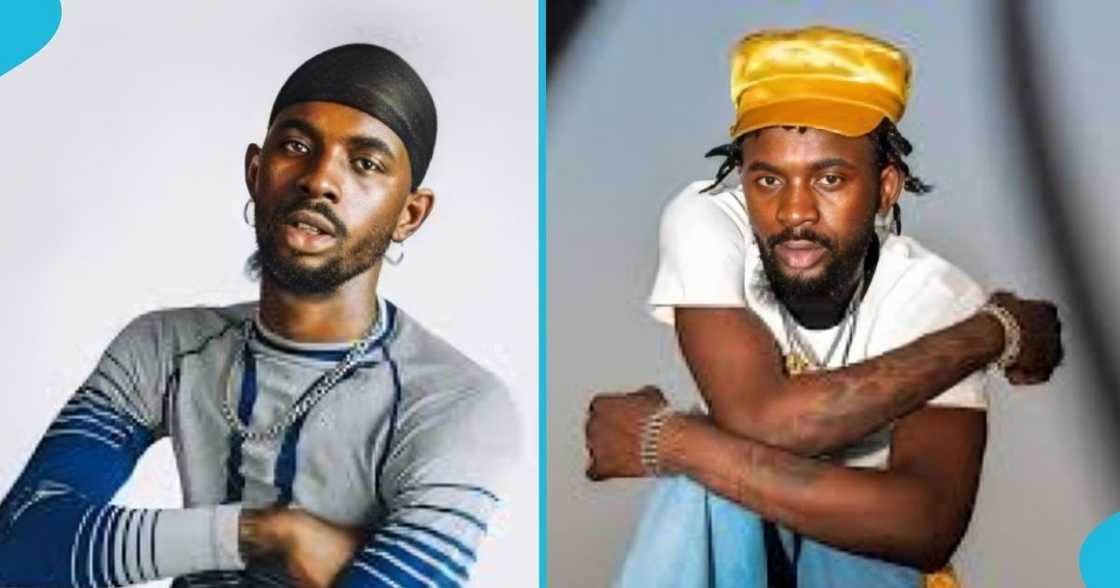 Black Sherif, Blacko, Ghanaian musician, Takoradi fans, Western Region, pelt sachet water. Black Sherif, Blacko, Ghanaian musician, Takoradi fans, Western Region, pelt sachet water.