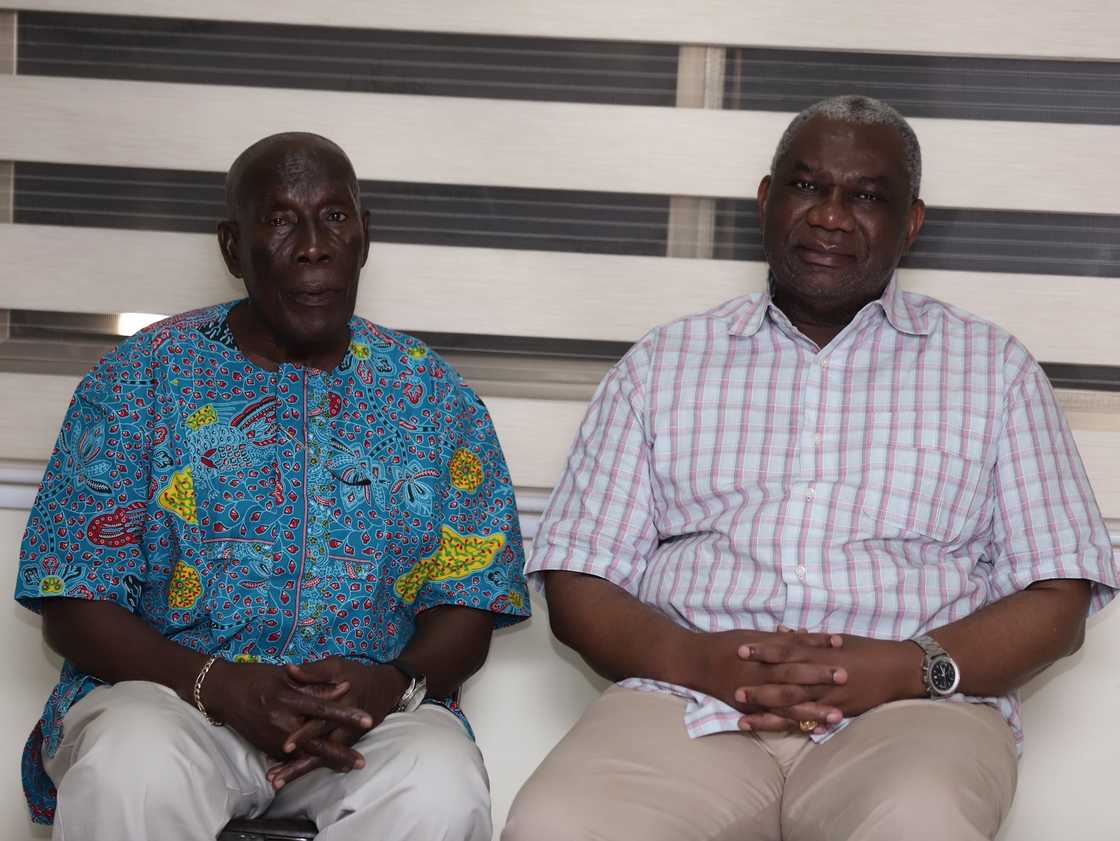 Wilberforce Mfum, Boakye Kyeremateng Agyarko, Ghana football legends Wilberforce Mfum, Boakye Kyeremateng Agyarko, Ghana football legends