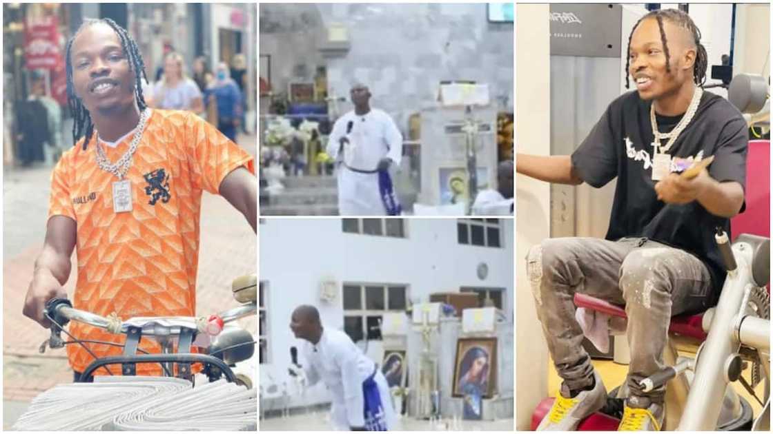 The pastor praised Naira Marley. The pastor praised Naira Marley.