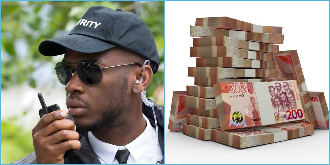 Ghanaian Security Man Who Earns GH¢980 Monthly Shares How He Struggles To Survive Each Day