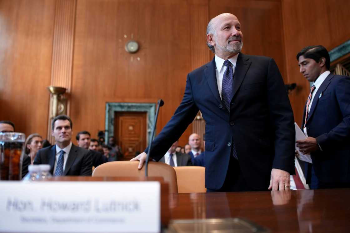 US Secretary of Commerce Howard Lutnick at a Senate Appropriations Committee hearing on June 04, 2025