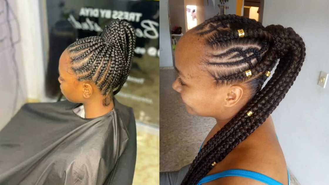 latest pony hairstyles in ghana