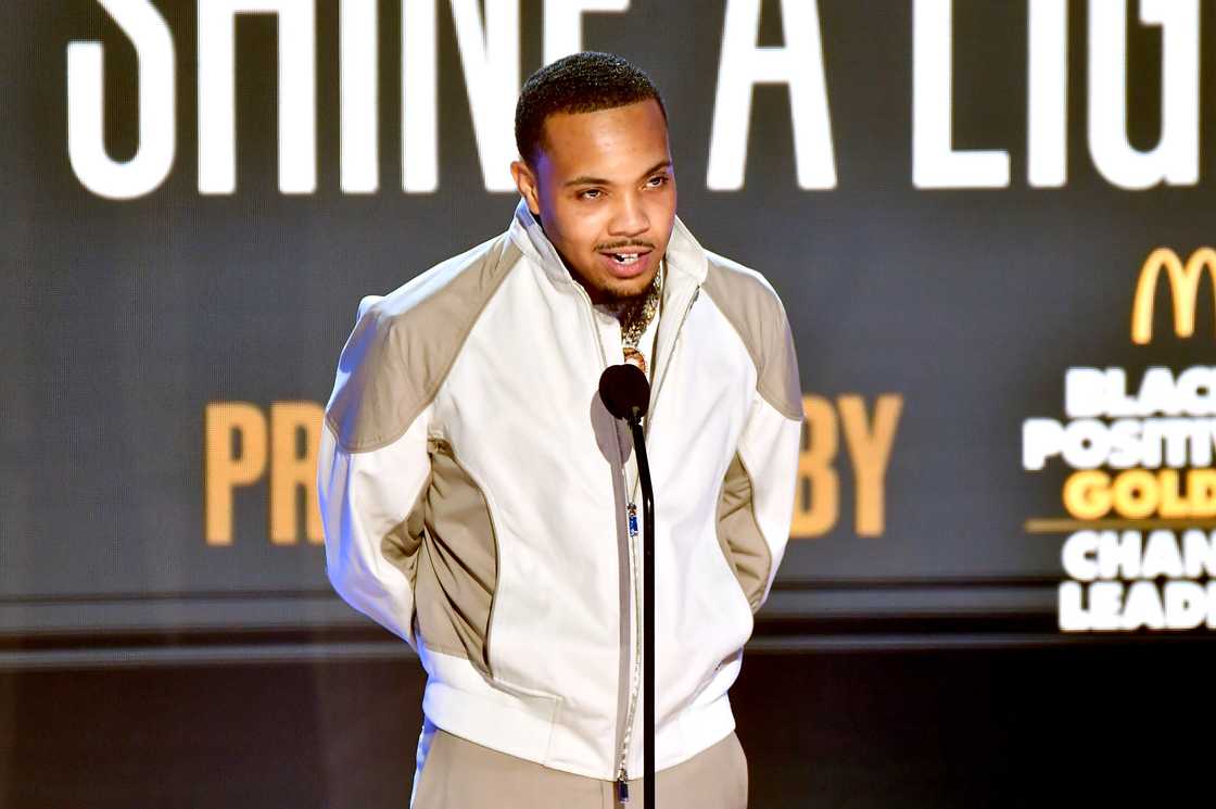 G Herbo speaks onstage during the BET Awards G Herbo speaks onstage during the BET Awards