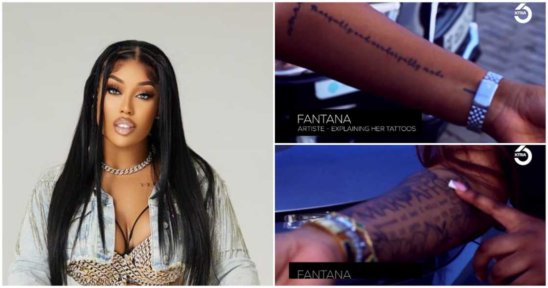 Fantana's tattoos